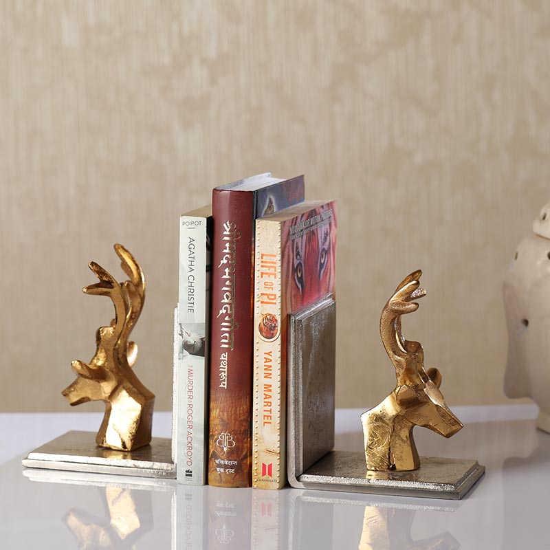 Deer's Bookend | Multiple Colors Gold Silver