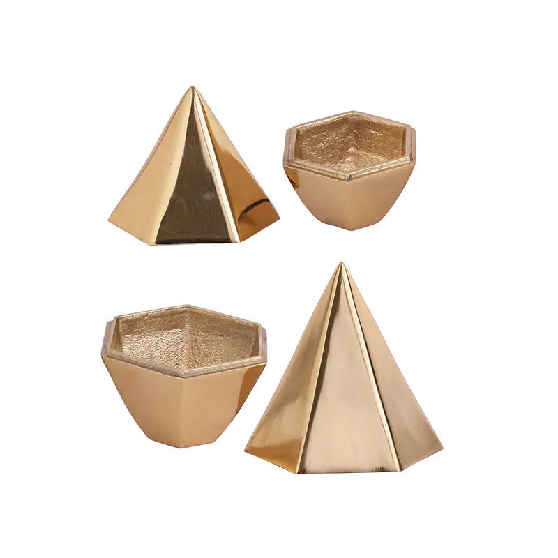 Sam Nickel Boxes | Set Of 2 | Multiple Colors Gold