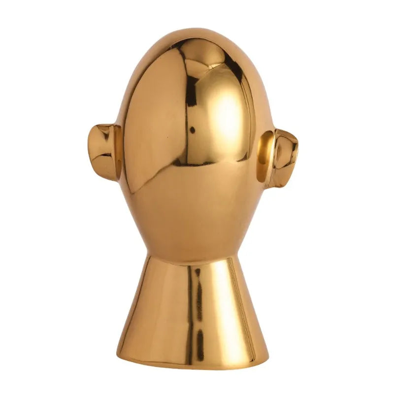 Abstract Head Decorative | Multiple Colors Gold