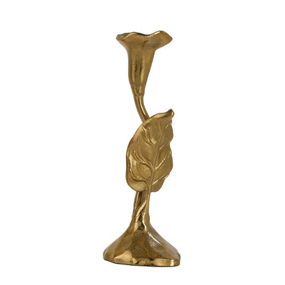 Small Jules Leaf Candle Holder | Multiple Colors Gold