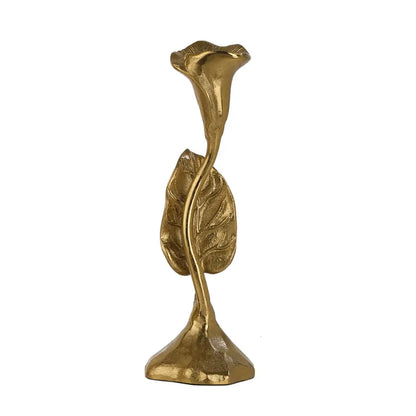 Small Jules Leaf Candle Holder | Multiple Colors Gold