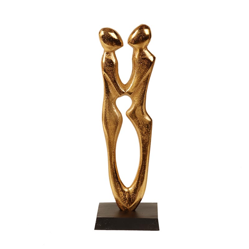 Aluminium Decorative Couple Statue | Multiple Colors