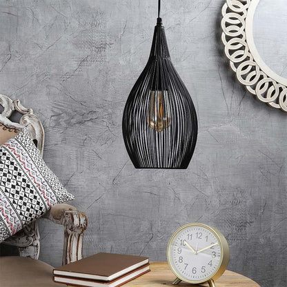 The Wired Pendant Light Jat Black Finish Default Title