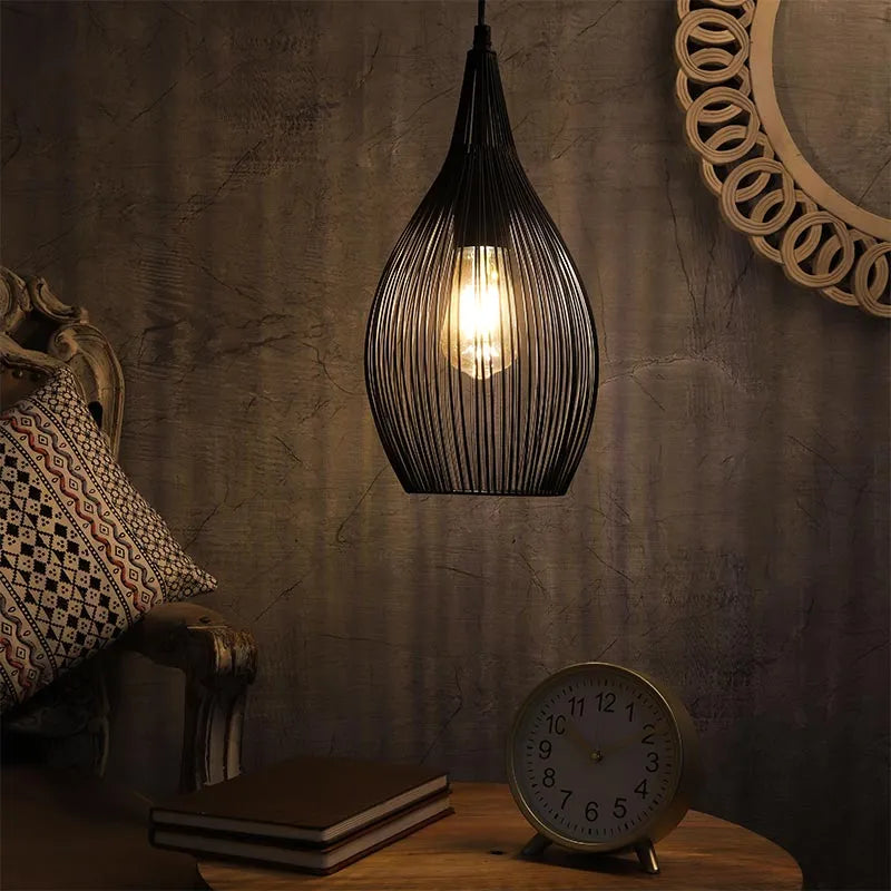 The Wired Pendant Light Jat Black Finish Default Title