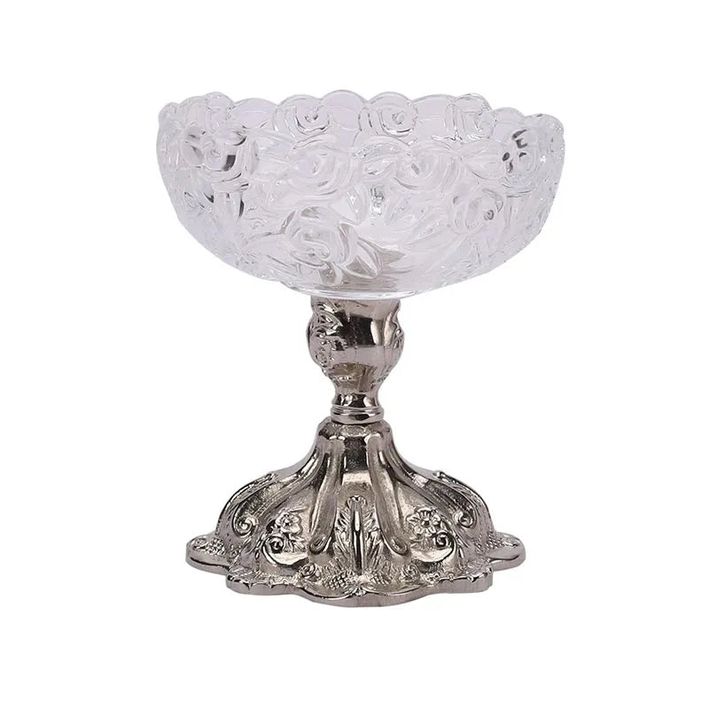 Flower Glass Aluminium AristrocratDip Bowl