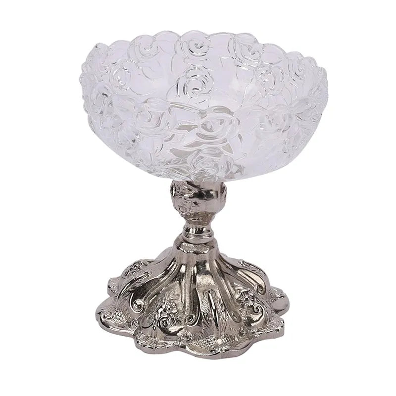 Flower Glass Aluminium AristrocratDip Bowl