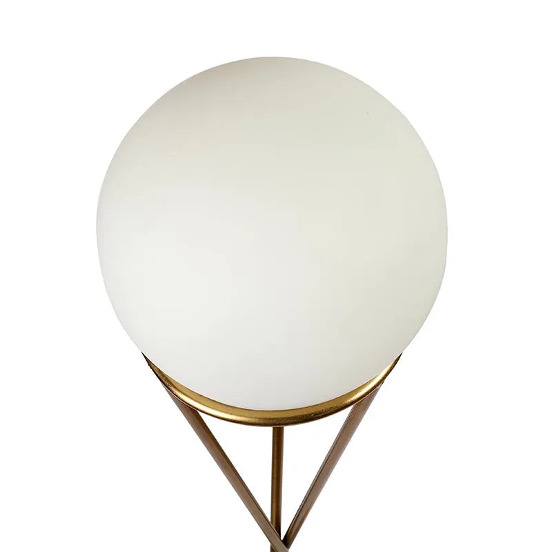 Sybil's Orb Gold Matt Brass Finish Table Lamp | Multiple Colors Gold