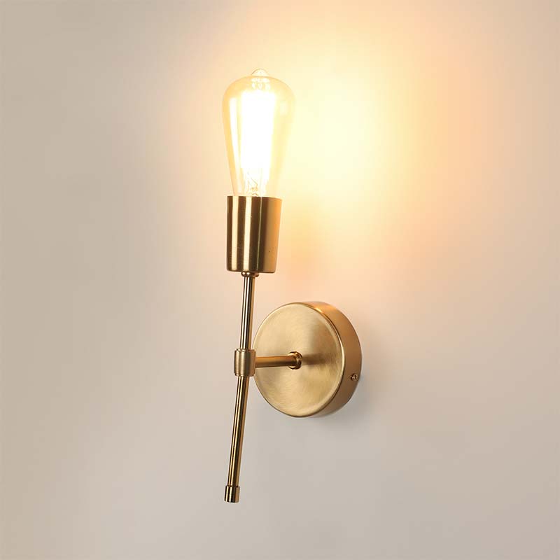 Salcia Single Wall Light in Pewter Finish | Multiple Colors