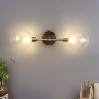 The Proud Orb Dual Glass Ball Wall Light | Multiple Colors