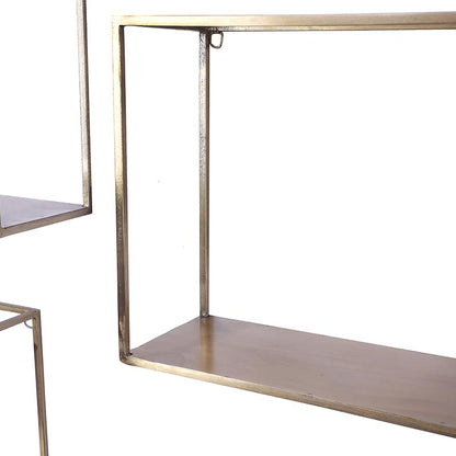 Trio's Metallic Shelves | Set of 3 | Multiple Colors Gold