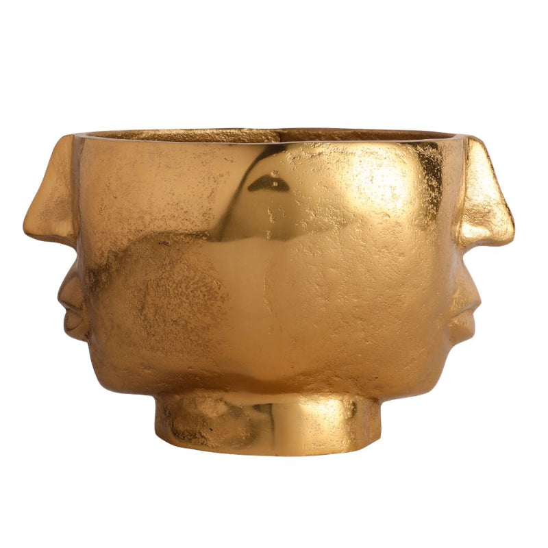 Two Face Vase | Multiple Colors Gold