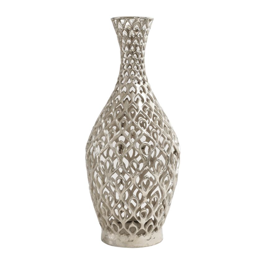 Cavendish Decorative Metal Floor Vase | 10 x 22 inches