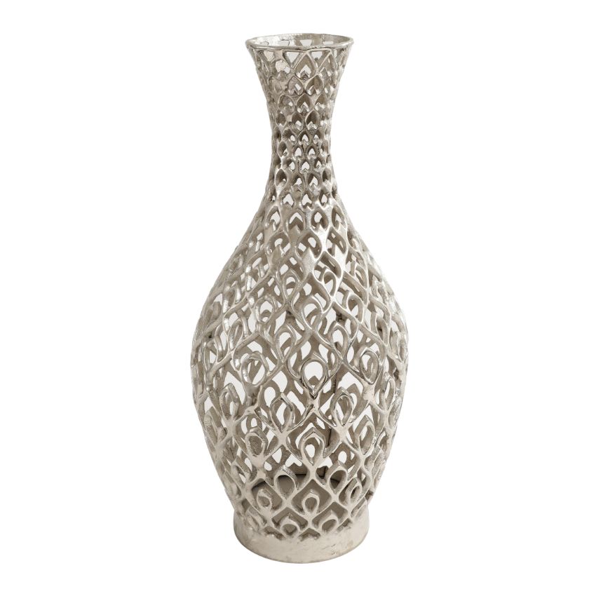 Cavendish Decorative Metal Floor Vase | 10 x 22 inches