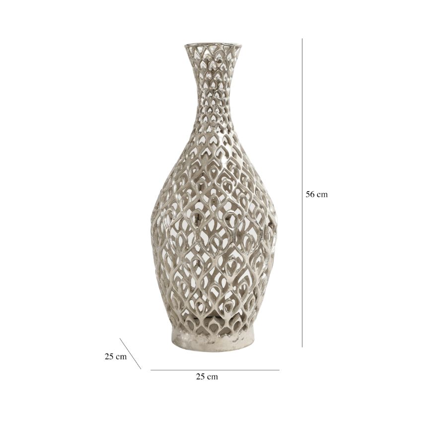 Cavendish Decorative Metal Floor Vase | 10 x 22 inches