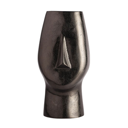 Flat Face Vase | Multiple Colors Black