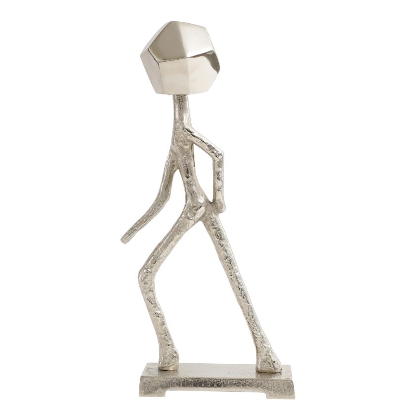 Elemental Form Aluminium Elegant Luxe Figurine | 6 x 3 x 16 inches