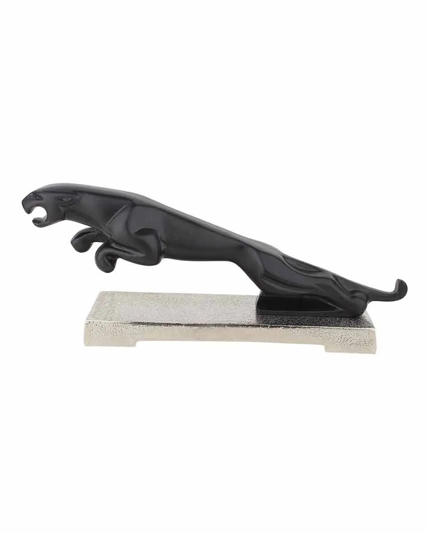 The panther leap on Base | 12 x 3 x 5 inches