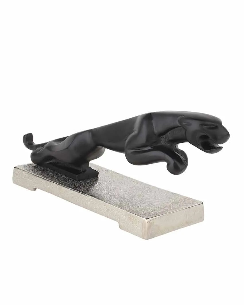 The panther leap on Base | 12 x 3 x 5 inches