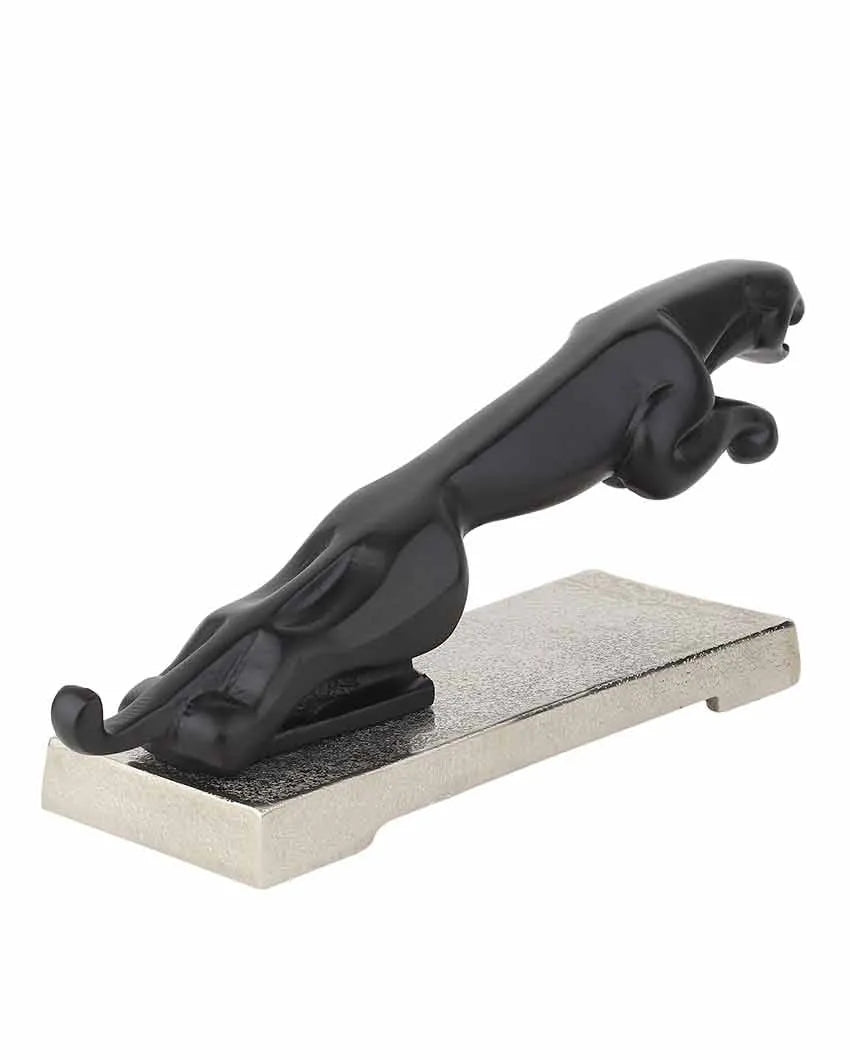 The panther leap on Base | 12 x 3 x 5 inches