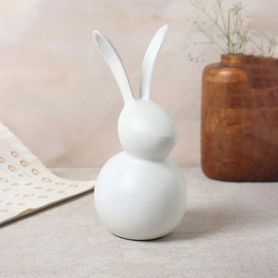 Whimsical Elegance Abstract Hare Sculpture | 5 x 4 x 9 inches