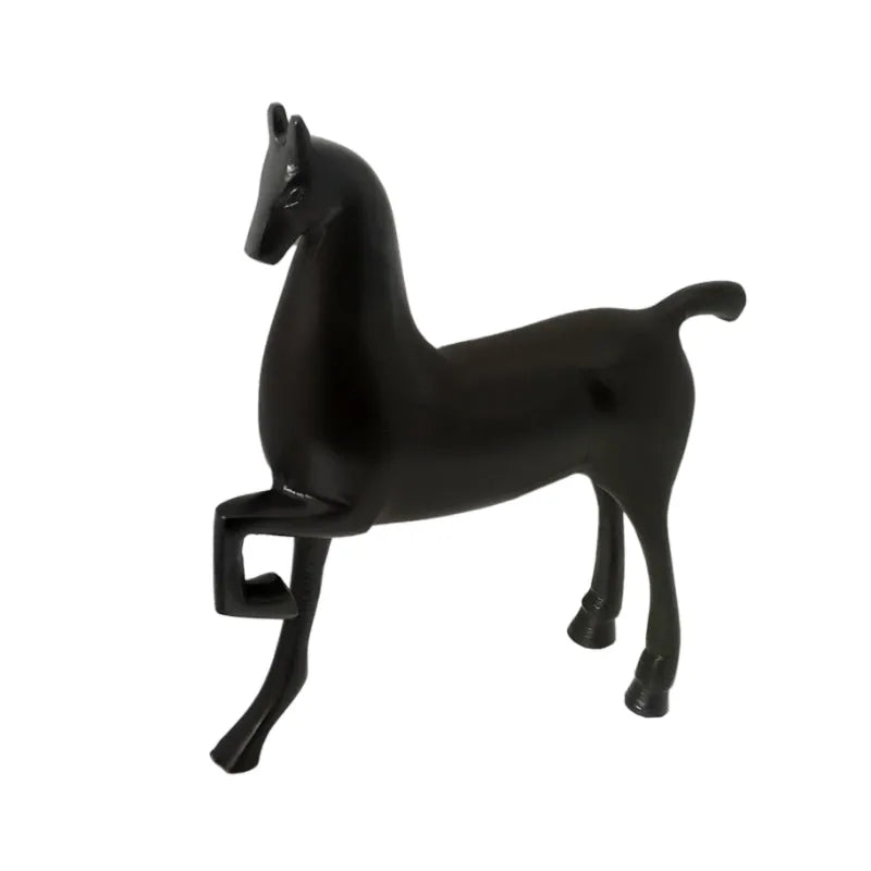 Enigmatic Equine Showpiece Black