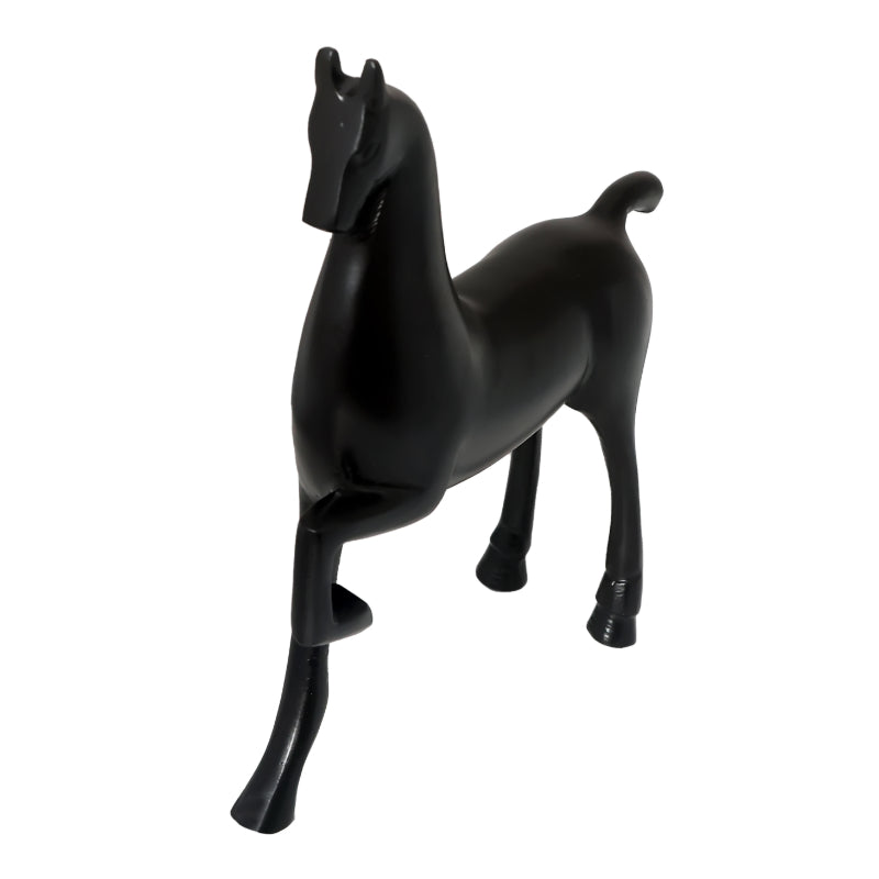 Enigmatic Equine Showpiece Black