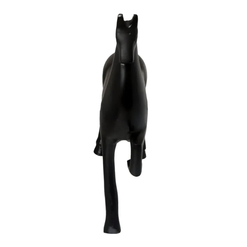 Enigmatic Equine Showpiece Black