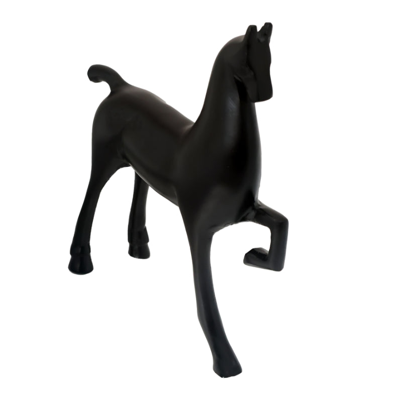 Enigmatic Equine Showpiece Black