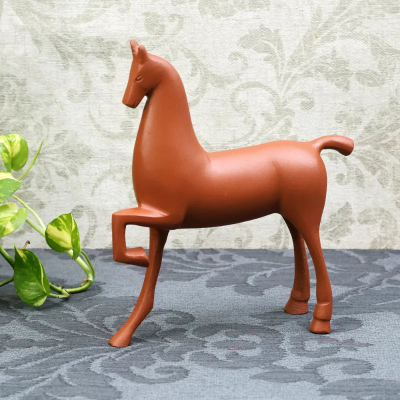 Enigmatic Equine Showpiece Brown