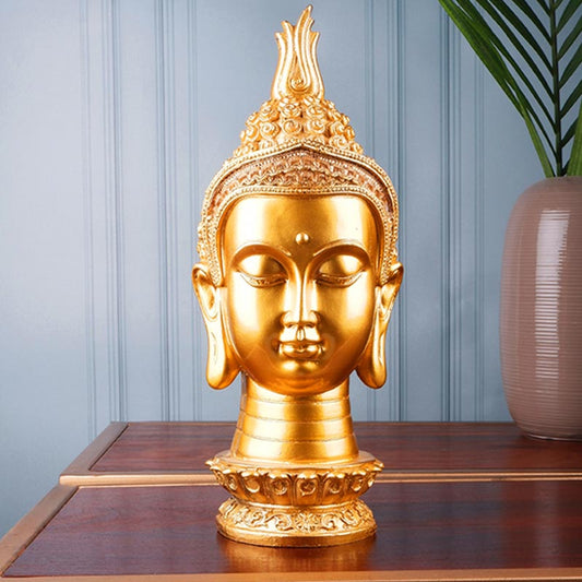 Ariana Gold Premium Buddha Figurine | 8.5 inch, 12 inch, 16 inch - Dusaan