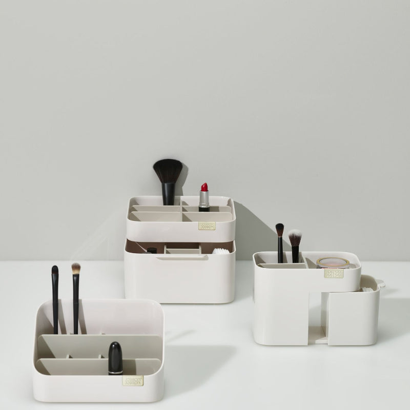 Tiered White Compact Cosmetic Organiser Default Title