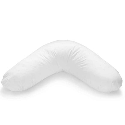 Gentle Fossflakes Nursing Soft Feeding Moms White Kids Pillow | 45 x 28 inches