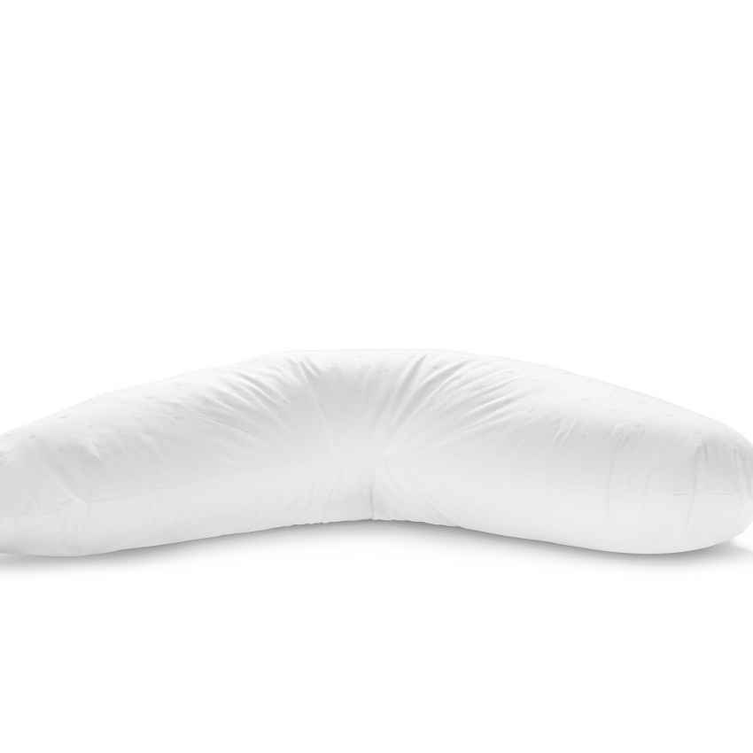 Gentle Fossflakes Nursing Soft Feeding Moms White Kids Pillow | 45 x 28 inches