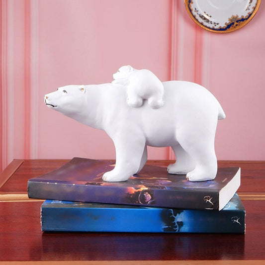 Constanza Premium White Bear Figurine Default Title