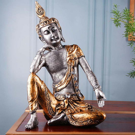 Alma Brown Premium Buddha Figurine Default Title