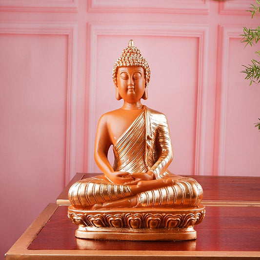 Alicia Premium Fengshui Buddha Figurine Gold Finish Default Title