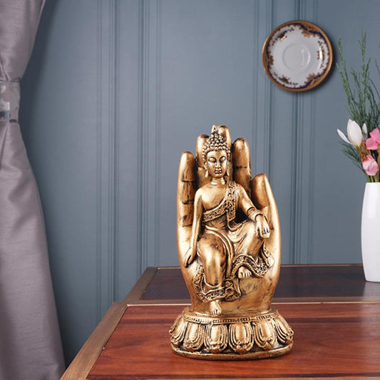 Arina Gold Premium Buddha Figurine Default Title
