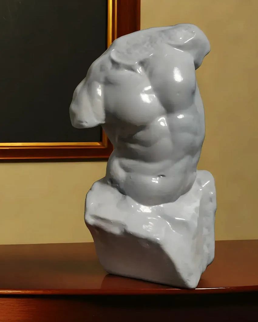 Male Torso Resin Sculpture