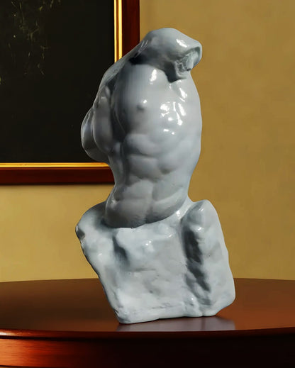 Male Torso Resin Sculpture