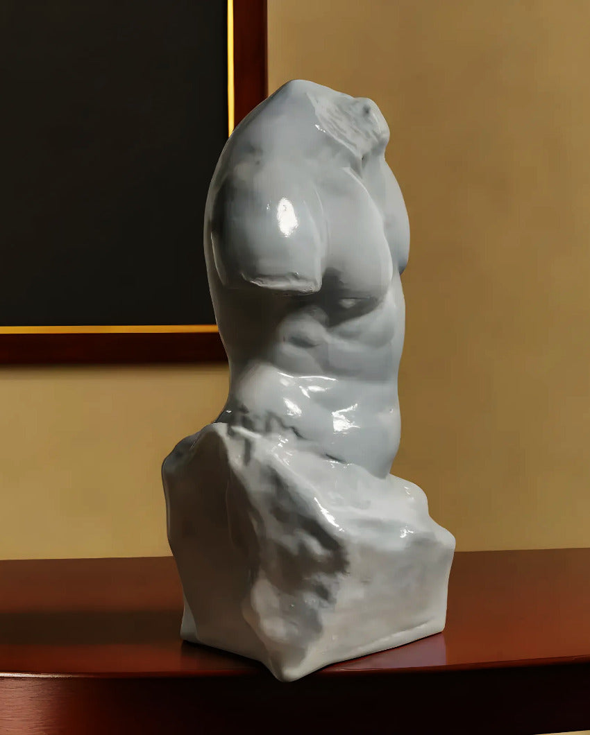 Male Torso Resin Sculpture