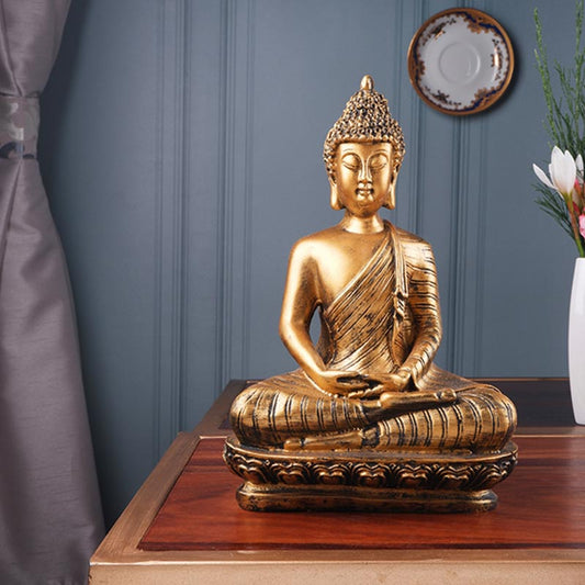 Arianna Premium Gold Buddha Figurine Default Title