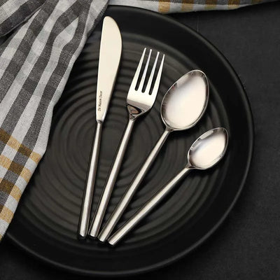 Radi Reflections Cutlery | Set Of 4 | Multiple Colors Silver