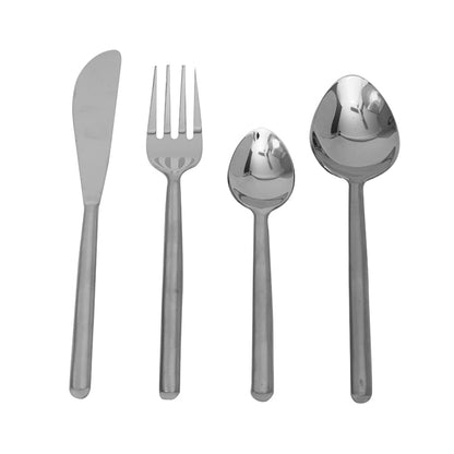Radi Reflections Cutlery | Set Of 4 | Multiple Colors Silver