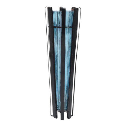 Allure Radiant Metal Hue Vase Blue