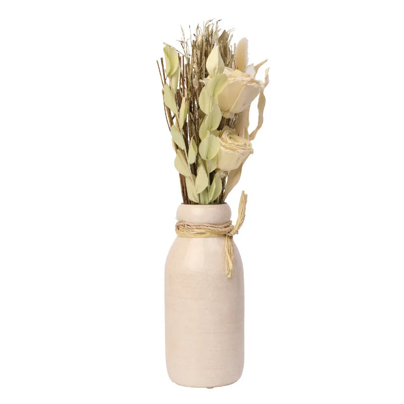 Lea Dried Yellow Delight Vase Default Title