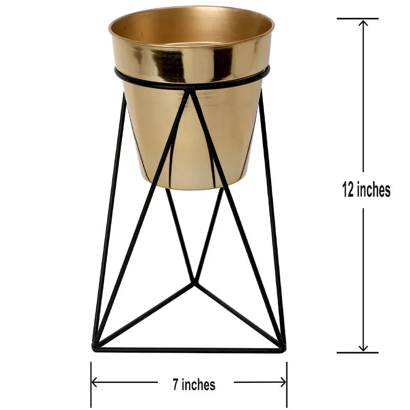 Triad Gold Iron Pot Stand 12 Inch Dusaan