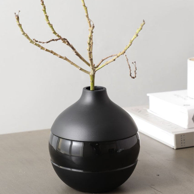 Klova Enamel Vase | 6 x 6 inches