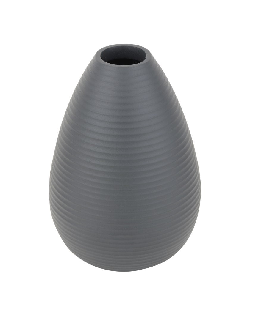 Klova Aluminum Vase | 4x6 inches Graphite