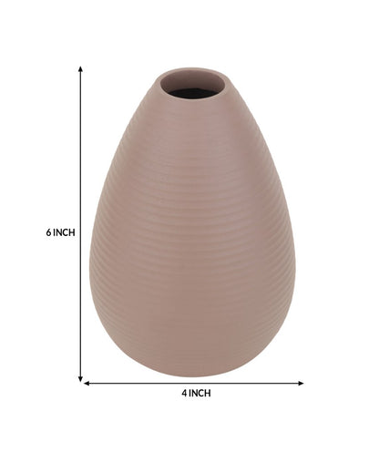 Klova Aluminum Vase | 4x6 inches Pink