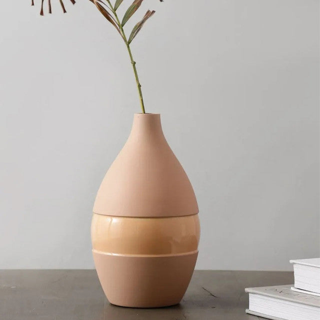 Vesera Enamel Vase | 5 x 9 inches